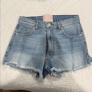 Revive Denim Star Jean Shorts size